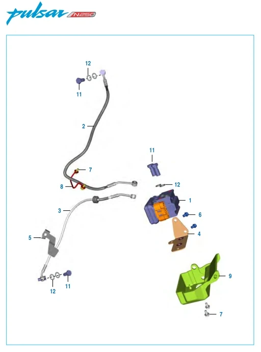 ABS Anti-Lock Braking System - Pulsar N 250 image