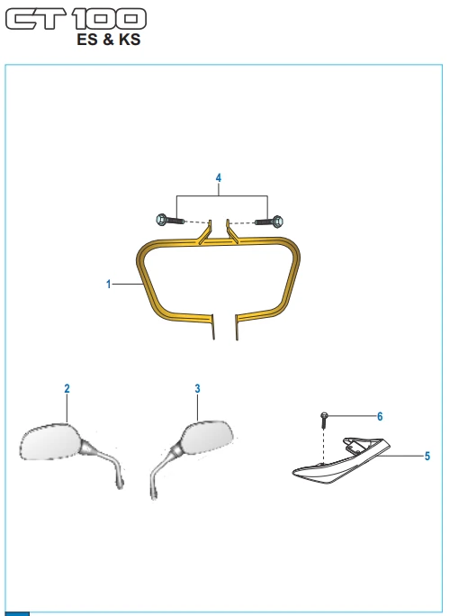 Accessories Grab Handle - Boxer CT 100 KS/ES image