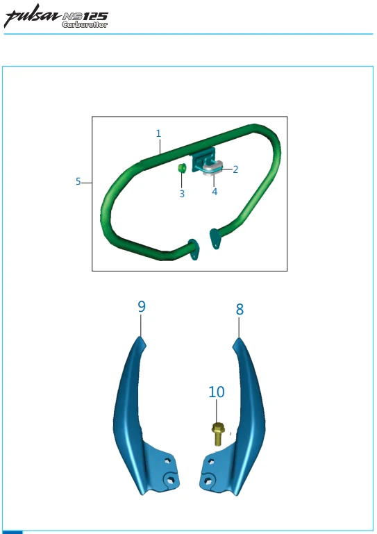 Accessories Grab Handle - Pulsar NS 125 image
