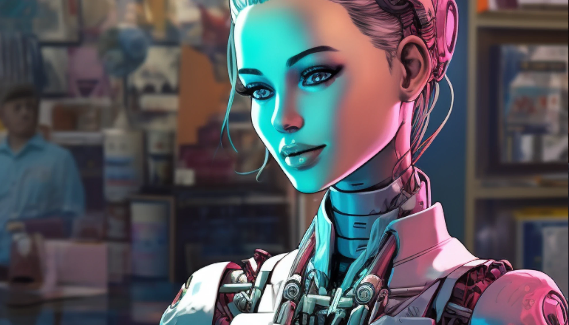 Prototype of landing page design with clear call-to-action button