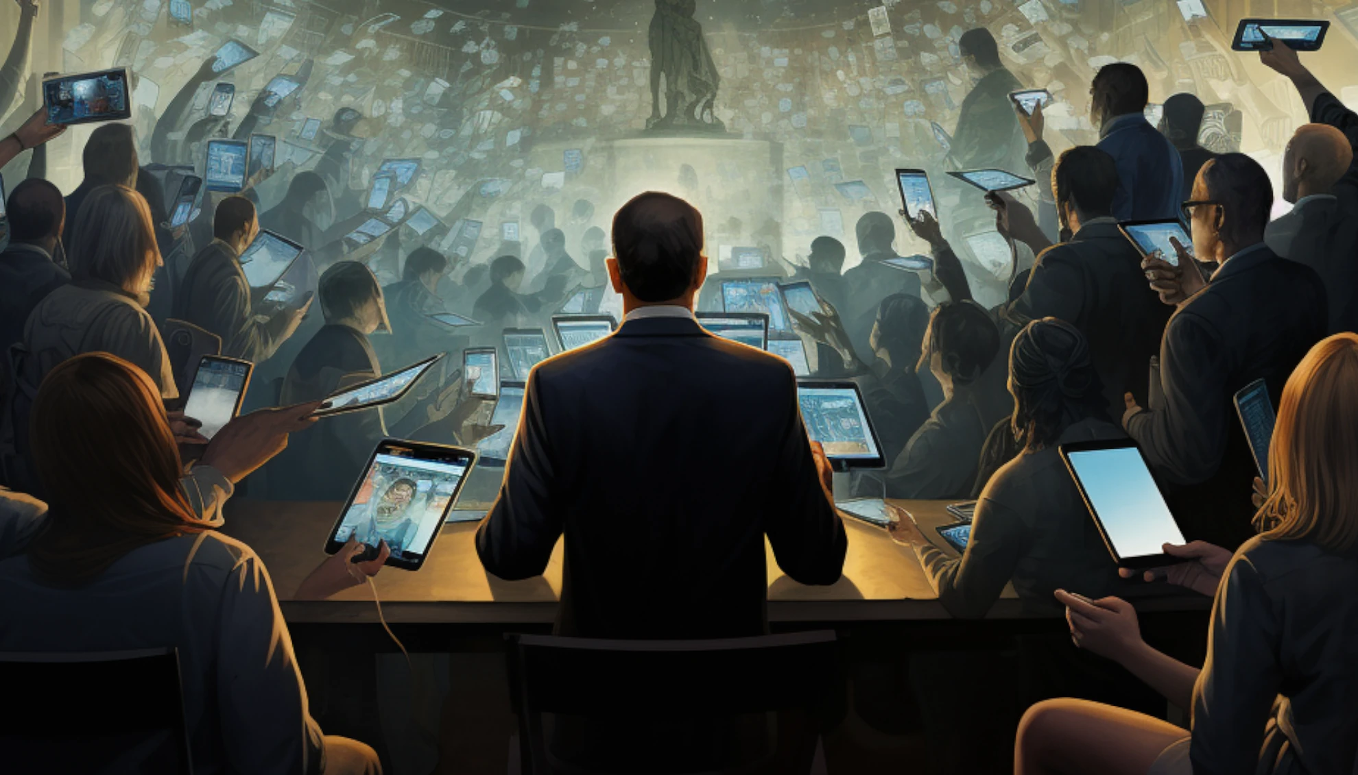 Project manager creating task list for upcoming website build