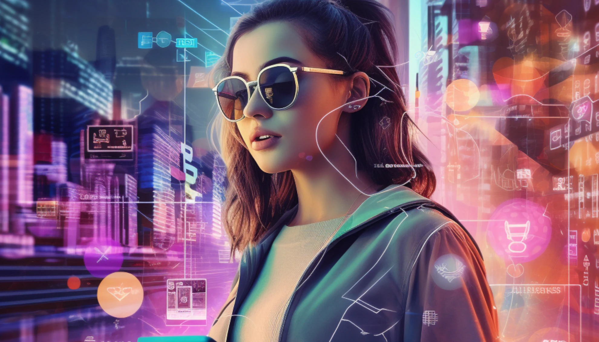 Illustration of web accessibility features, such as alt text and screen reader support