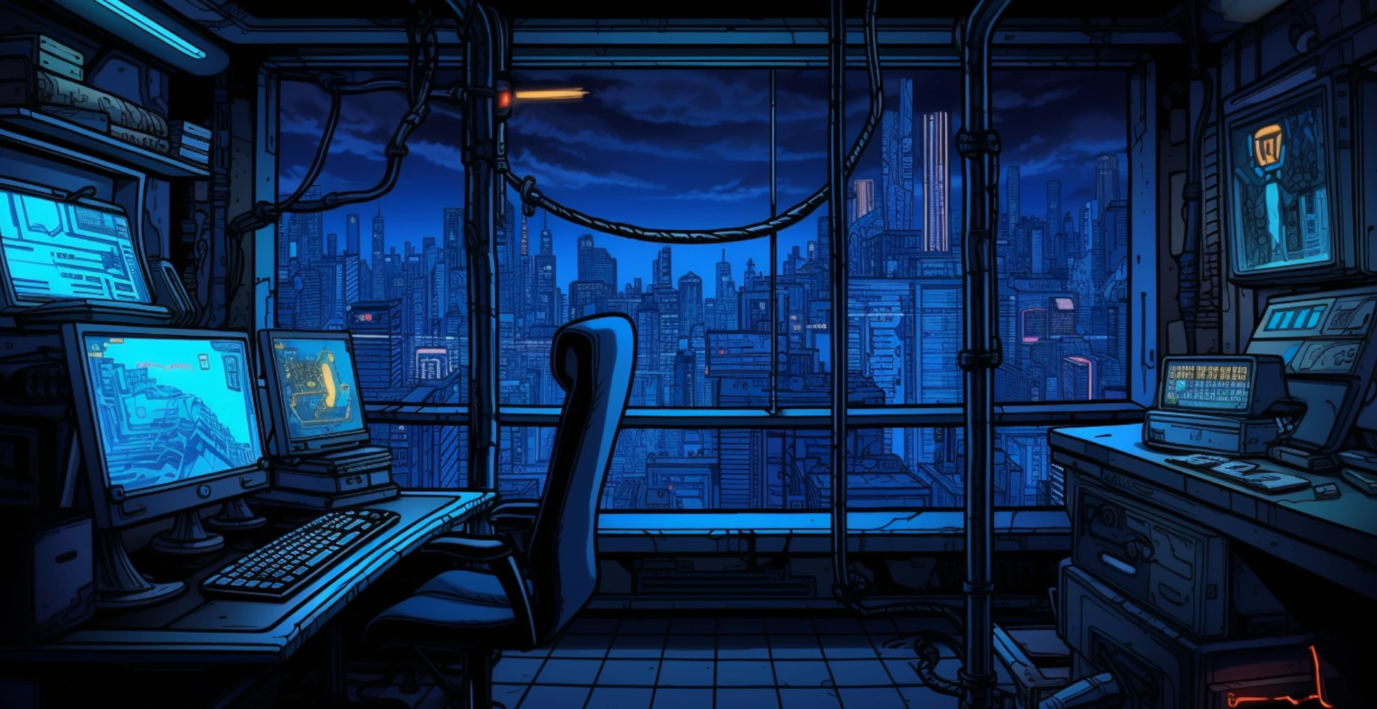 Responsive web design on desktop and mobile