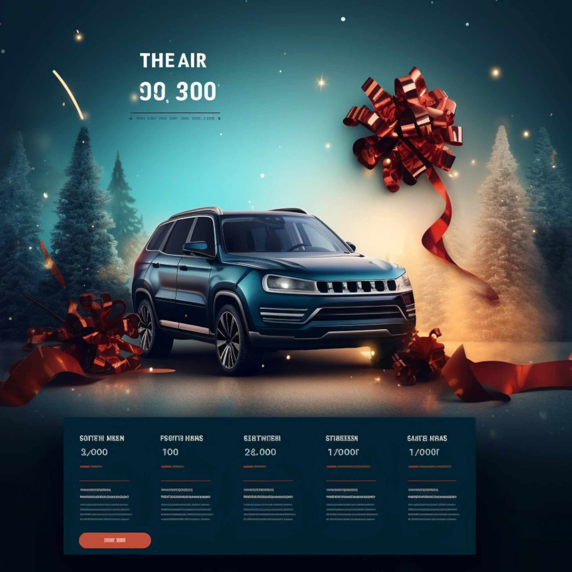 Web design proposal with sample layouts and brand color palette options
