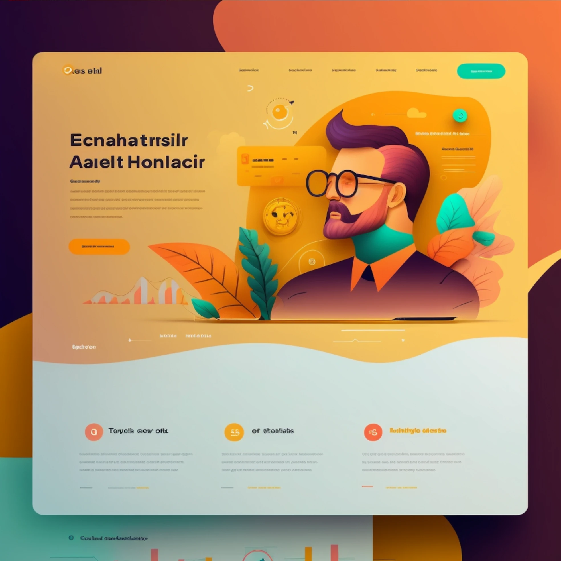 Custom-coded website with high performance