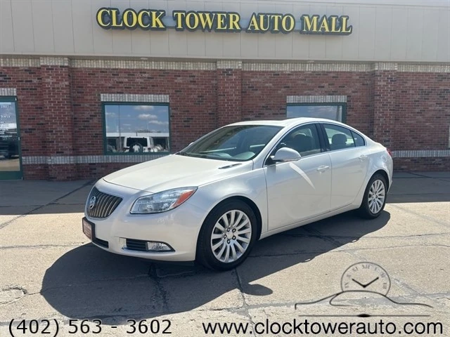 
                           2012 Buick Regal  Regal in front of Clock Tower Mall Used car business
                       