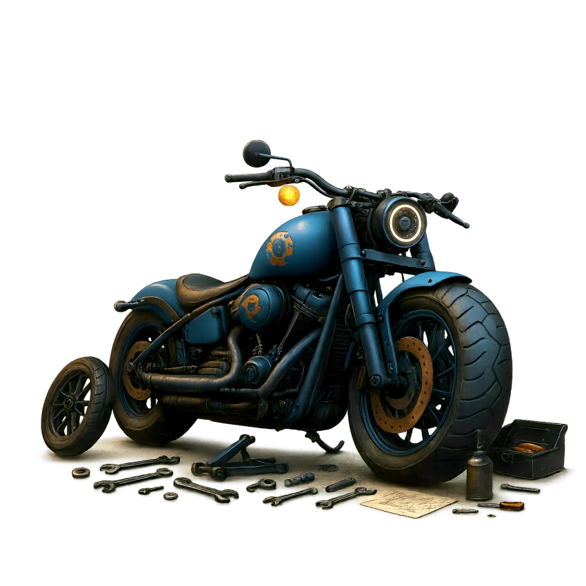 Black 2023 Bajaj motorcycle on display at AXRGO
